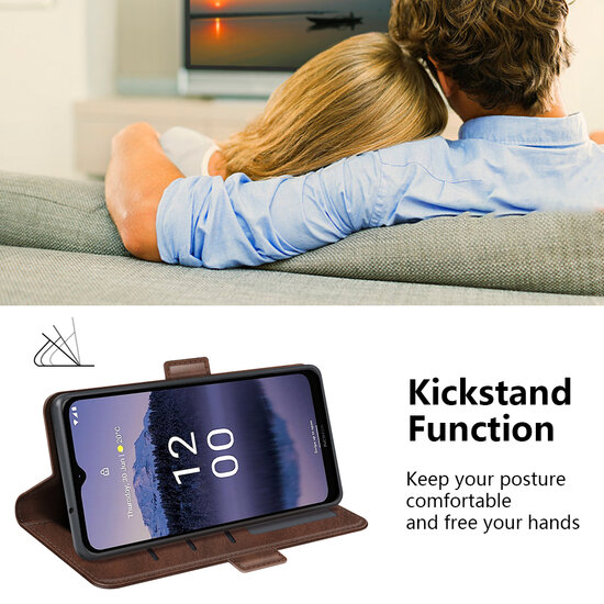 Nokia G11 Plus Hoesje - MobyDefend Luxe Wallet Book Case (Sluiting Zijkant) - Zwart