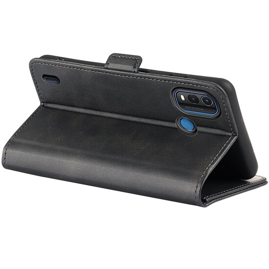 Nokia G11 Plus Hoesje - MobyDefend Luxe Wallet Book Case (Sluiting Zijkant) - Zwart
