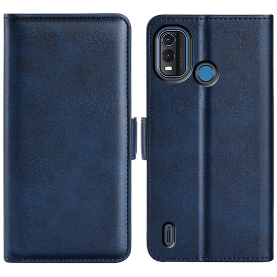 Nokia G11 Plus Hoesje - MobyDefend Luxe Wallet Book Case (Sluiting Zijkant) - Blauw