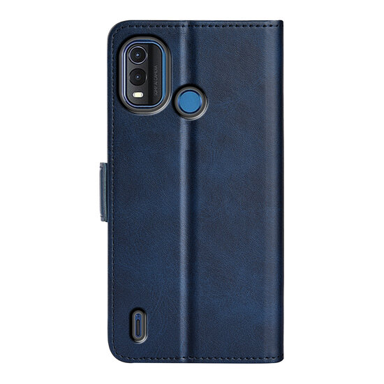 Nokia G11 Plus Hoesje, MobyDefend Luxe Wallet Book Case (Sluiting Zijkant), Blauw