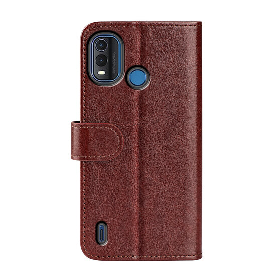 Nokia G11 Plus Hoesje - MobyDefend Wallet Book Case (Sluiting Achterkant) - Bruin
