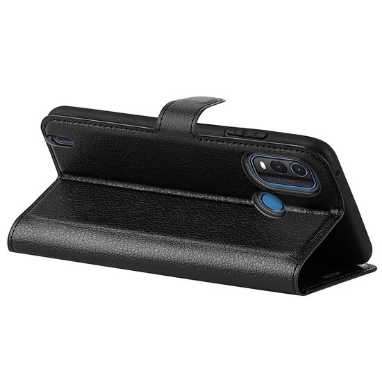 Nokia G11 Plus Hoesje - MobyDefend Kunstleren Wallet Book Case (Sluiting Voorkant) - Zwart