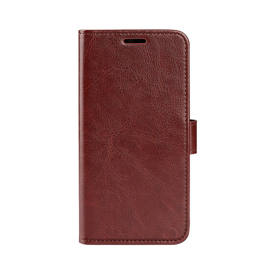 Xiaomi Redmi 10A Hoesje, MobyDefend Wallet Book Case (Sluiting Achterkant), Bruin