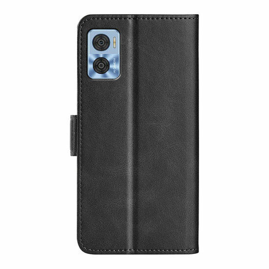 Motorola Moto E22 / E22i Hoesje - MobyDefend Luxe Wallet Book Case (Sluiting Zijkant) - Zwart