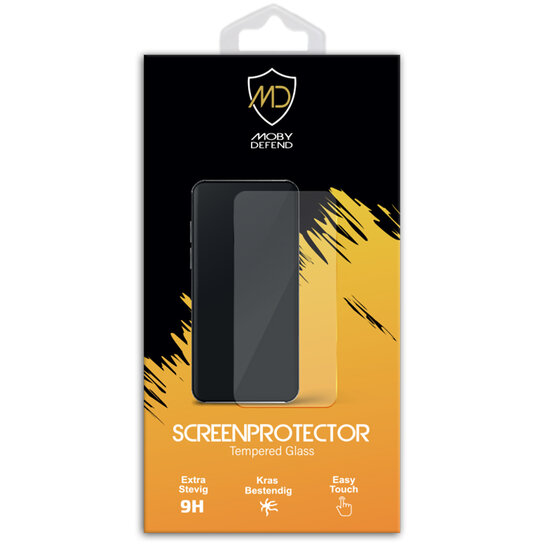 3-Pack Samsung Galaxy S23 Plus (S23+) Screenprotectors - MobyDefend Screensavers Met Zwarte Randen - Gehard Glas 