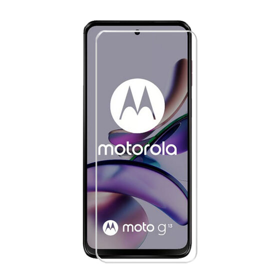 2-Pack Motorola Moto G13 / G23 / G53 Screenprotectors, MobyDefend Case-Friendly Gehard Glas Screensavers