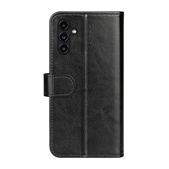 Samsung Galaxy A14 Hoesje - MobyDefend Wallet Book Case (Sluiting Achterkant) - Zwart