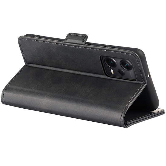 Xiaomi Redmi Note 12 Pro Plus 5G Hoesje - MobyDefend Luxe Wallet Book Case (Sluiting Zijkant) - Zwart