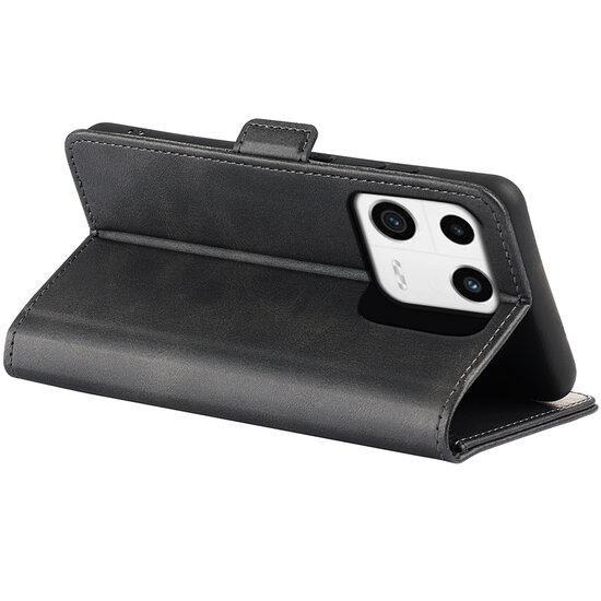 Xiaomi 13 Hoesje - MobyDefend Luxe Wallet Book Case (Sluiting Zijkant) - Zwart
