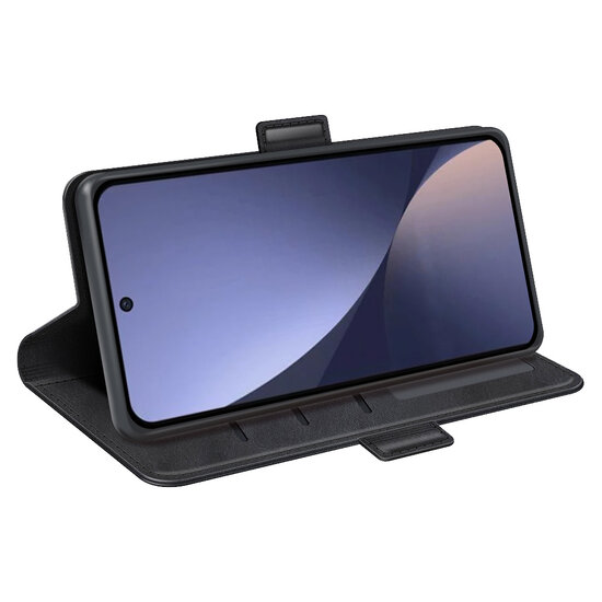 Xiaomi 13 Pro Hoesje - MobyDefend Luxe Wallet Book Case (Sluiting Zijkant) - Zwart