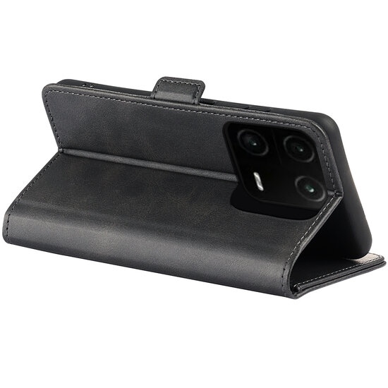 Xiaomi 13 Pro Hoesje - MobyDefend Luxe Wallet Book Case (Sluiting Zijkant) - Zwart