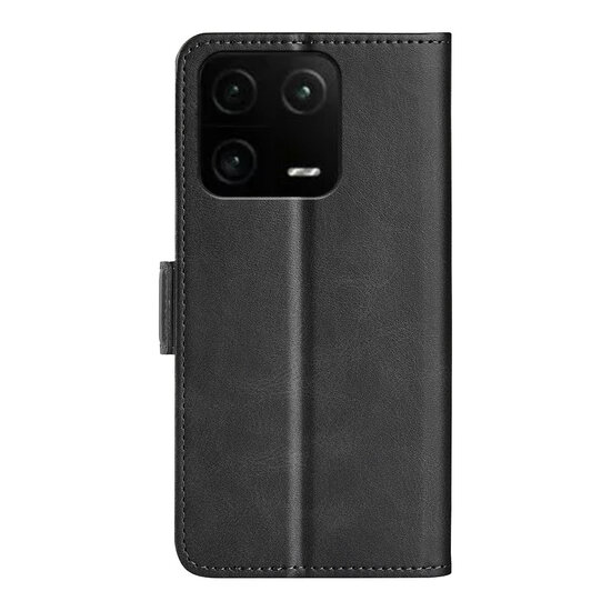 Xiaomi 13 Pro Hoesje - MobyDefend Luxe Wallet Book Case (Sluiting Zijkant) - Zwart
