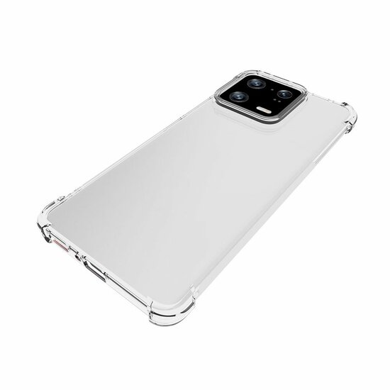 Xiaomi 13 Pro Hoesje - MobyDefend Transparante Shockproof TPU Backcover - Verstevigde Hoeken - Volledig Doorzichtig