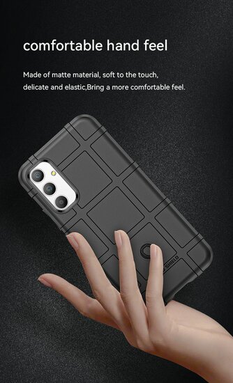 Samsung Galaxy A34 Hoesje - Mobydefend Rugged Shield TPU Backcover - Zwart