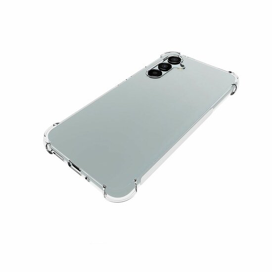 Samsung Galaxy A34 Hoesje - MobyDefend Transparante Shockproof TPU Backcover - Verstevigde Hoeken - Volledig Doorzichtig