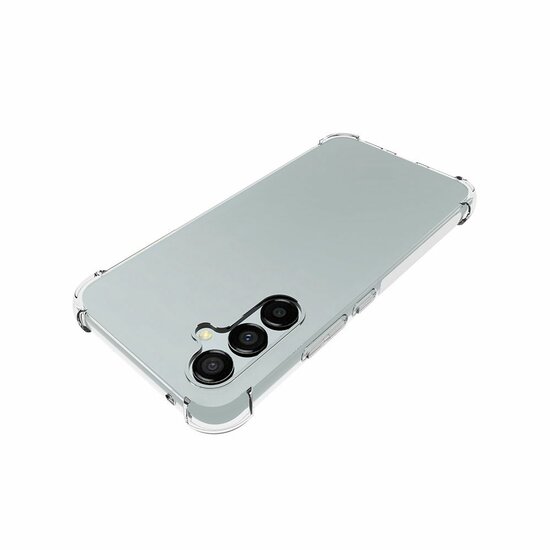 Samsung Galaxy A34 Hoesje - MobyDefend Transparante Shockproof TPU Backcover - Verstevigde Hoeken - Volledig Doorzichtig