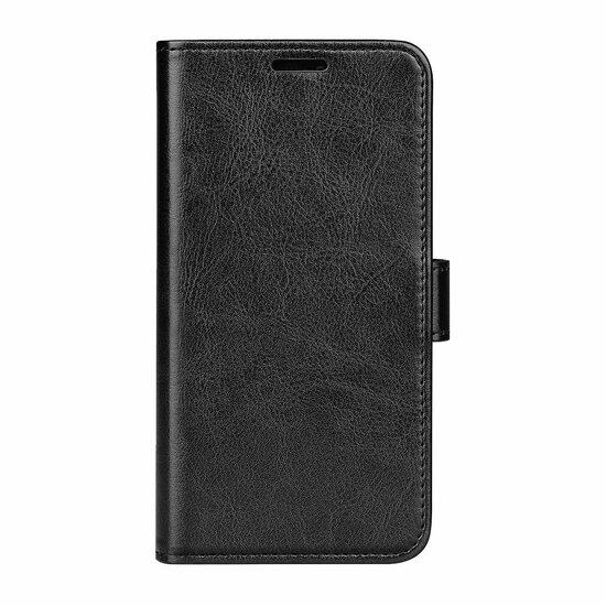 Motorola Moto G53 Hoesje, MobyDefend Wallet Book Case (Sluiting Achterkant), Zwart