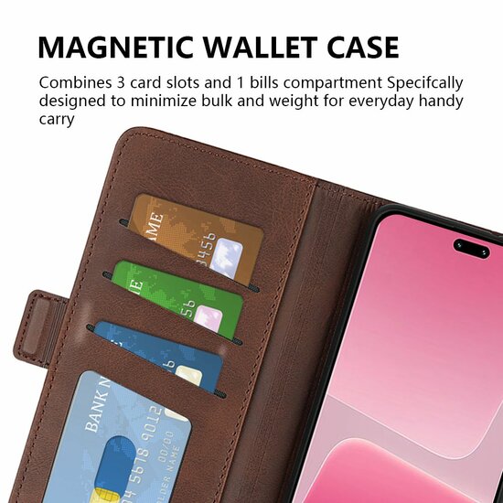 Xiaomi 13 Lite Hoesje, MobyDefend Luxe Wallet Book Case (Sluiting Zijkant), Zwart