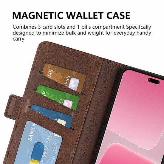 Xiaomi 13 Lite Hoesje - MobyDefend Luxe Wallet Book Case (Sluiting Zijkant) - Zwart