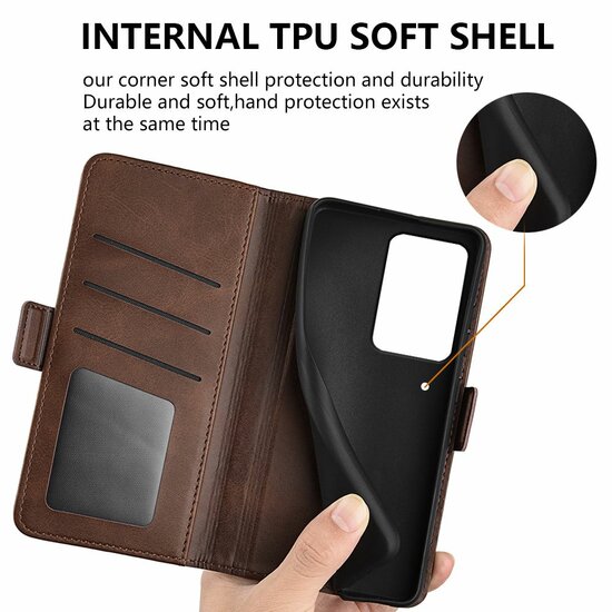 Xiaomi 13 Lite Hoesje - MobyDefend Luxe Wallet Book Case (Sluiting Zijkant) - Zwart