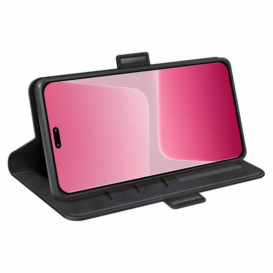 Xiaomi 13 Lite Hoesje - MobyDefend Luxe Wallet Book Case (Sluiting Zijkant) - Zwart