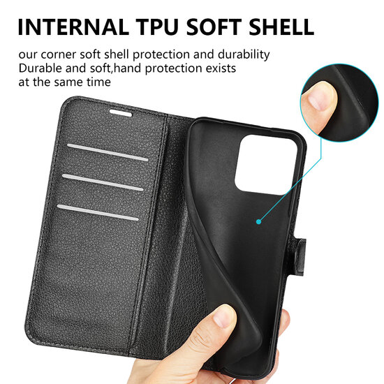 Xiaomi 13 Pro Hoesje - MobyDefend Kunstleren Wallet Book Case (Sluiting Voorkant) - Rood