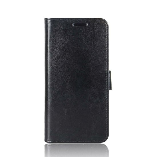 iPhone 11 Hoesje, MobyDefend Wallet Book Case (Sluiting Achterkant), Zwart