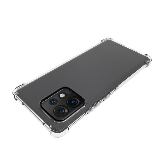 Motorola Edge 40 Pro Hoesje - MobyDefend Transparante Shockproof TPU Backcover - Verstevigde Hoeken - Volledig Doorzichtig