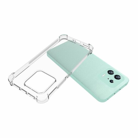 Xiaomi 13 Hoesje - MobyDefend Transparante Shockproof TPU Backcover - Verstevigde Hoeken - Volledig Doorzichtig