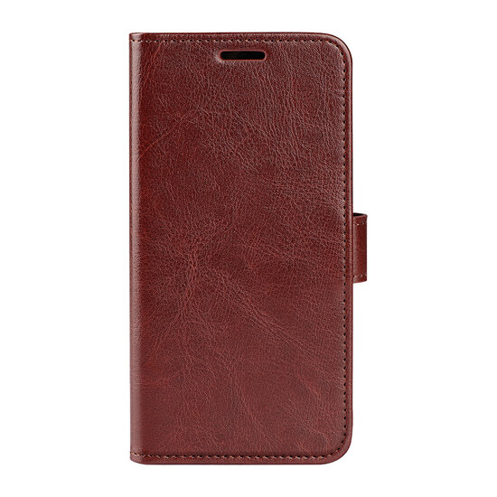 Xiaomi 13 Hoesje, MobyDefend Wallet Book Case (Sluiting Achterkant), Bruin