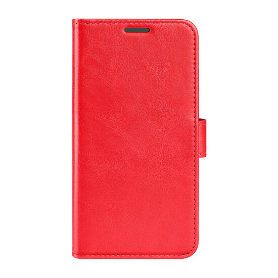 Xiaomi 13 Pro Hoesje, MobyDefend Wallet Book Case (Sluiting Achterkant), Rood