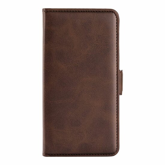Sony Xperia 10 V Hoesje - MobyDefend Luxe Wallet Book Case (Sluiting Zijkant) - Bruin