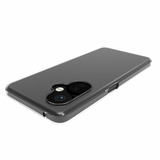 OnePlus Nord CE 3 Lite Hoesje - MobyDefend Transparante TPU Backcover - Volledig Doorzichtig