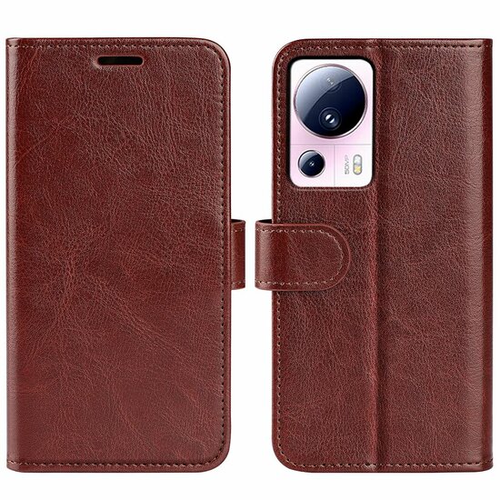 Sony Xperia 10 V Hoesje - MobyDefend Wallet Book Case (Sluiting Achterkant) - Bruin