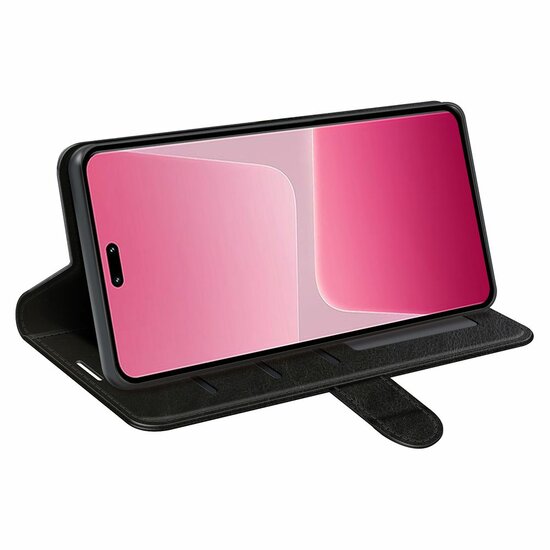 Xiaomi 13 Lite Hoesje - MobyDefend Wallet Book Case (Sluiting Achterkant) - Zwart