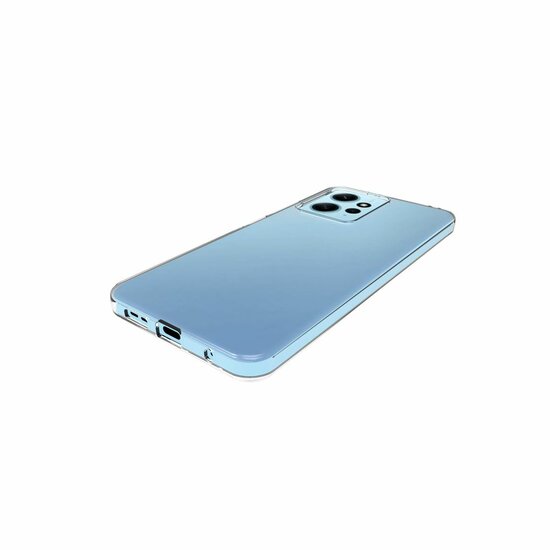 Xiaomi Redmi Note 12 4G Hoesje, MobyDefend Transparante TPU Gelcase, Volledig Doorzichtig