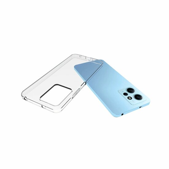 Xiaomi Redmi Note 12 4G Hoesje - MobyDefend Transparante TPU Backcover - Volledig Doorzichtig