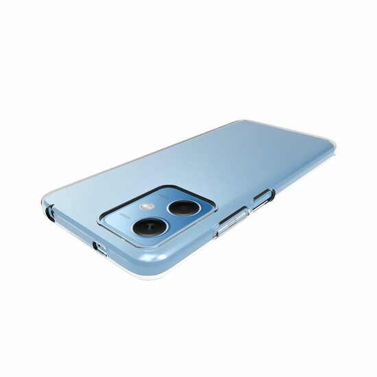 Xiaomi Redmi Note 12 5G Hoesje, MobyDefend Transparante TPU Gelcase, Volledig Doorzichtig