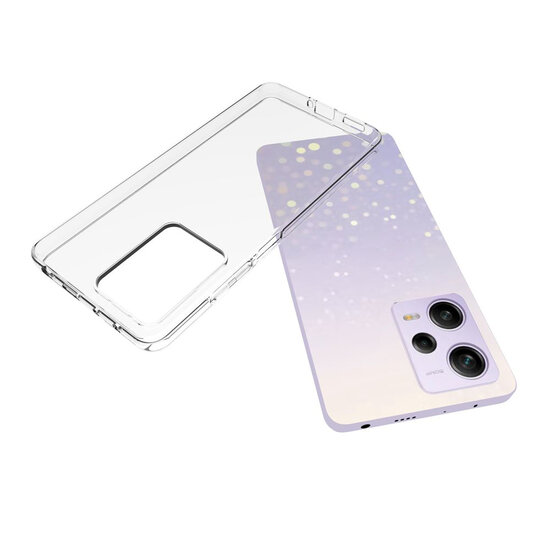Xiaomi Redmi Note 12 Pro 5G Hoesje - MobyDefend Transparante TPU Backcover - Volledig Doorzichtig
