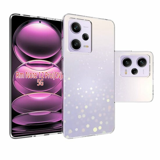 Xiaomi Redmi Note 12 Pro 5G Hoesje - MobyDefend Transparante TPU Backcover - Volledig Doorzichtig