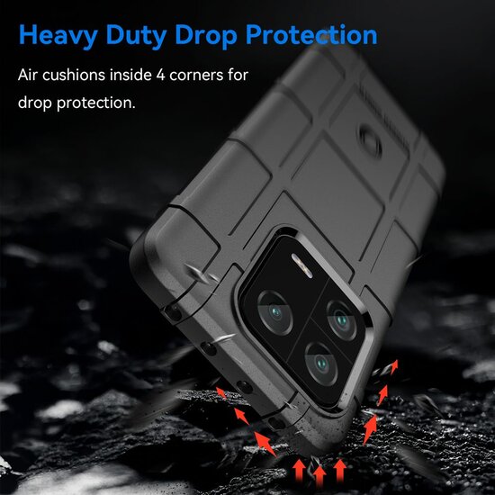 Xiaomi 13 Pro Hoesje - Mobydefend Rugged Shield TPU Backcover - Blauw