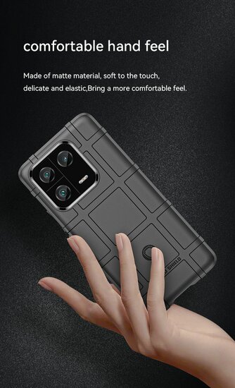 Xiaomi 13 Pro Hoesje - Mobydefend Rugged Shield TPU Backcover - Blauw