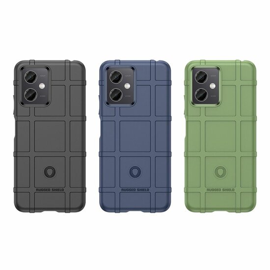 Xiaomi Redmi Note 12 5G Hoesje - Mobydefend Rugged Shield TPU Backcover - Groen