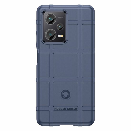Xiaomi Redmi Note 12 Pro Plus 5G Hoesje - Mobydefend Rugged Shield TPU Backcover - Blauw