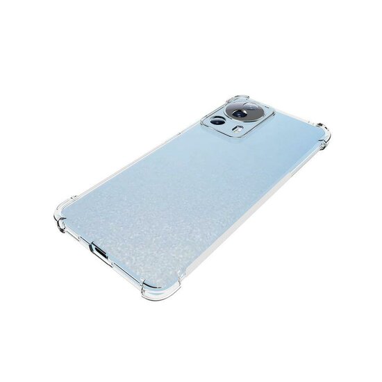 Xiaomi 13 Lite Hoesje - MobyDefend Transparante Shockproof TPU Backcover - Verstevigde Hoeken - Volledig Doorzichtig