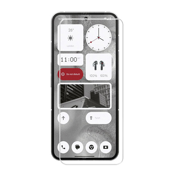 Nothing Phone (2) Screenprotector - MobyDefend Case-Friendly Screensaver - Gehard Glas