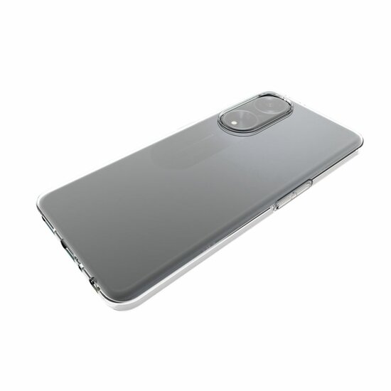 Oppo A98 Hoesje - MobyDefend Transparante TPU Backcover - Volledig Doorzichtig