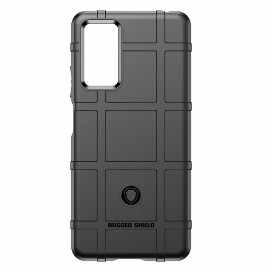 Xiaomi Redmi Note 12 Pro 4G Hoesje, Rugged Shield TPU Gelcase, Zwart