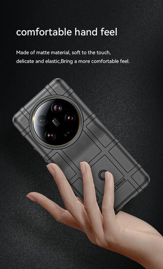 Xiaomi 13 Ultra Hoesje - Mobydefend Rugged Shield TPU Backcover - Zwart