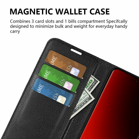 Xiaomi 13 Ultra Hoesje - MobyDefend Kunstleren Wallet Book Case (Sluiting Voorkant) - Bruin